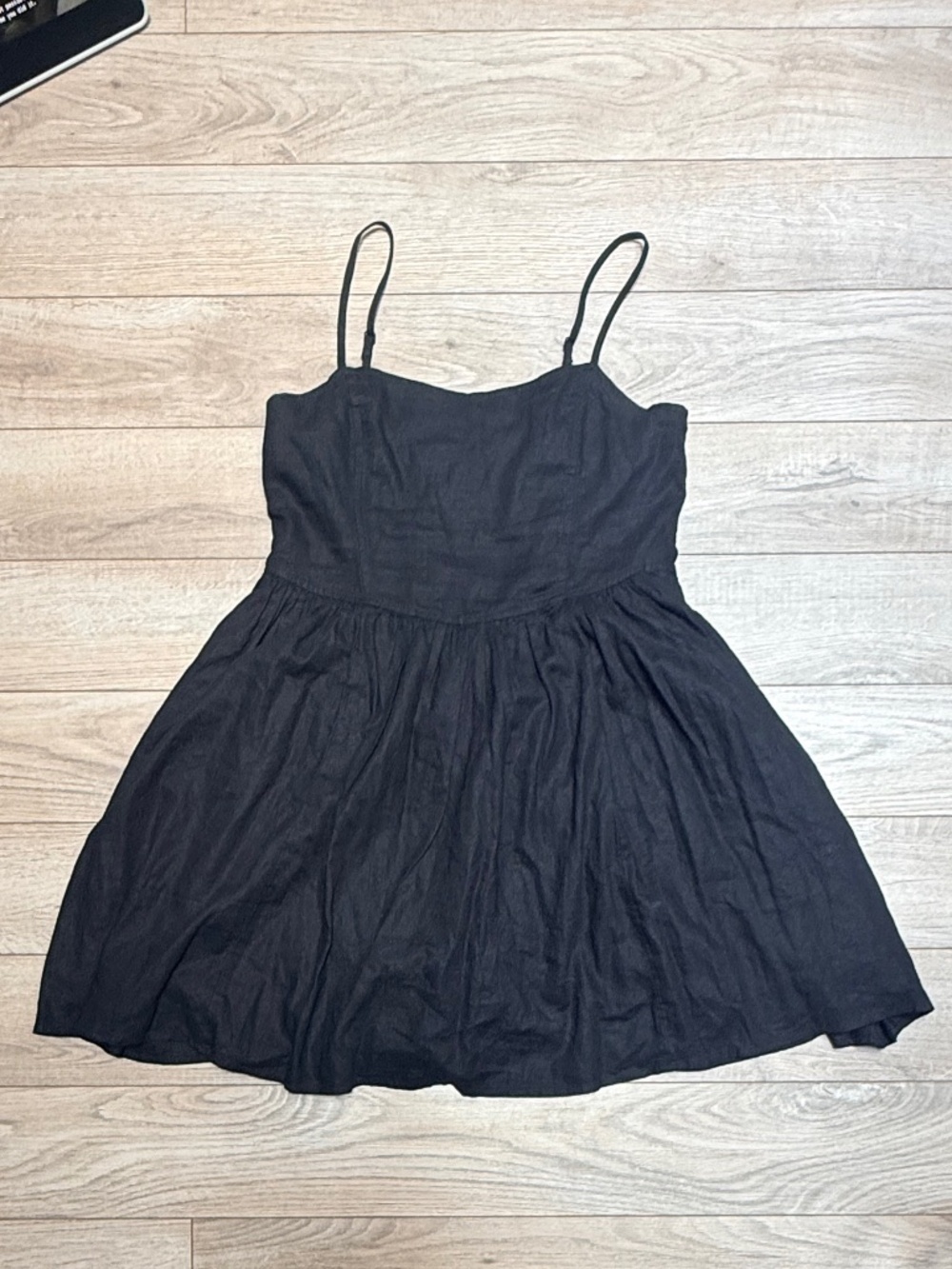 Aerie Love Of Linen Blend Mini Dress S